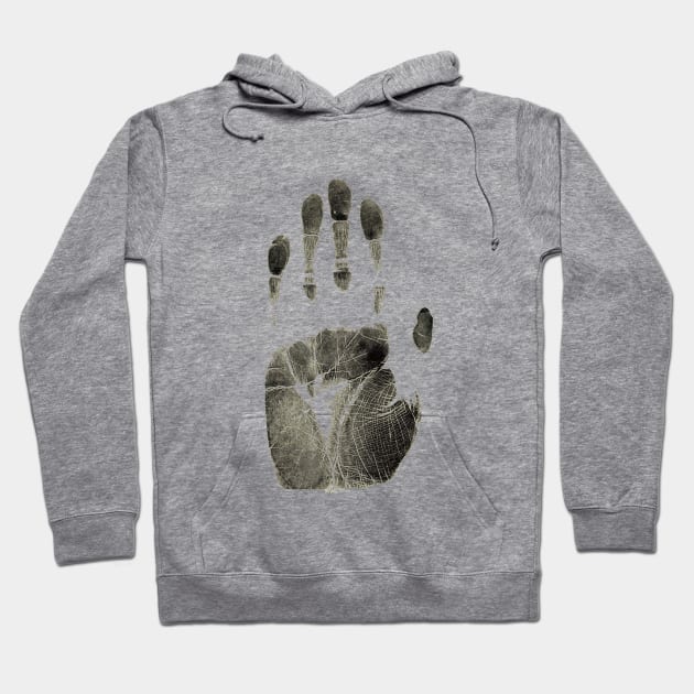 Hand Print Hoodie by DogfordStudios